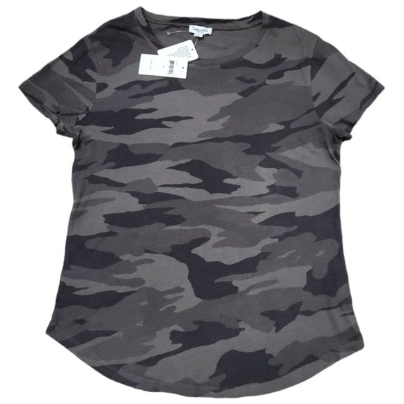 NEW Splendid Camo Print Crew Neck Short Sleeves Tee Shirt Lightweight M - Picture 3 of 7
